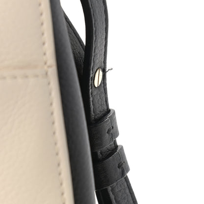 Chanel Grained Calfskin Mini Bi-Color Neo Executive Shopper Tote Beige Black 12 of 14