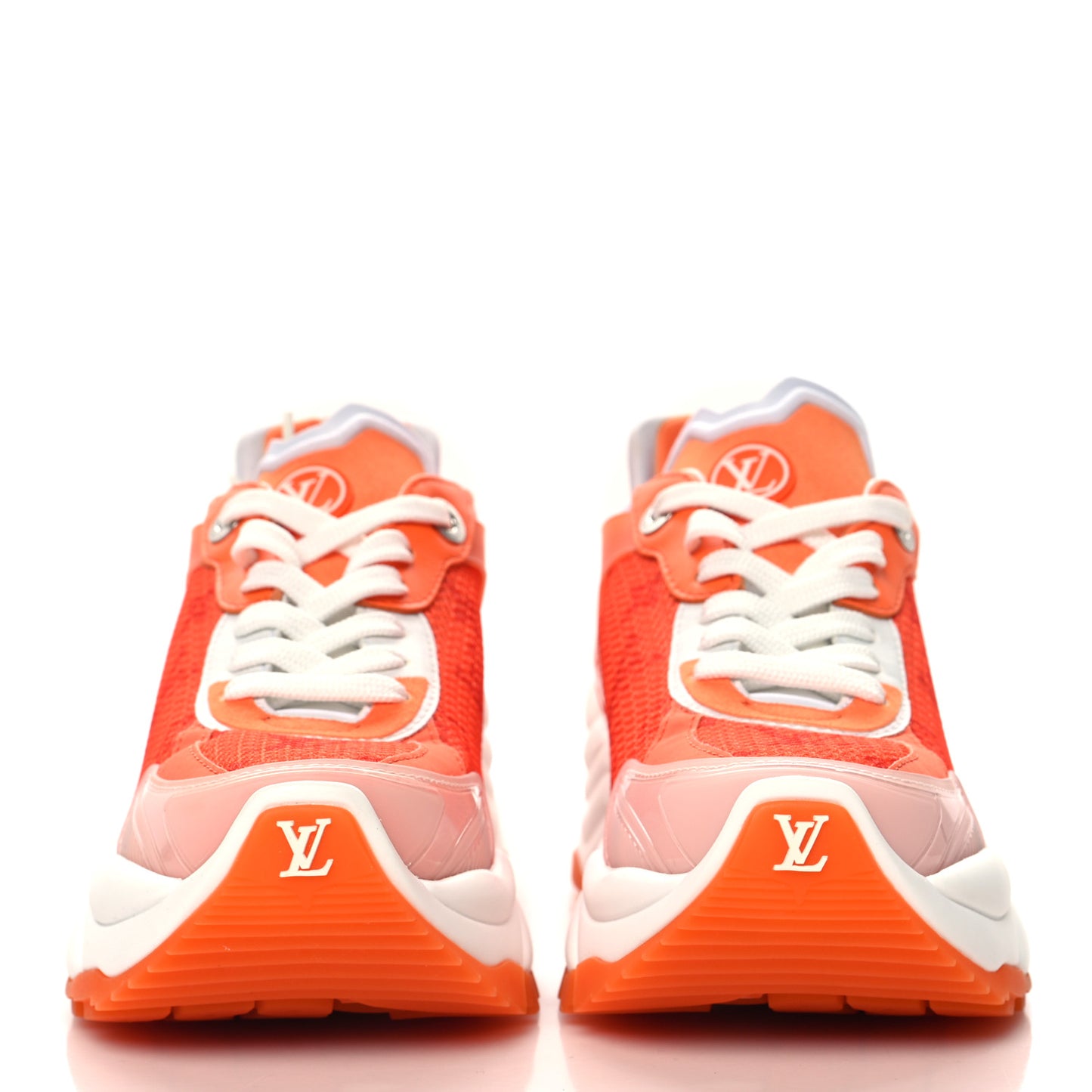 Monogram Run 55 Sneakers 36 Orange