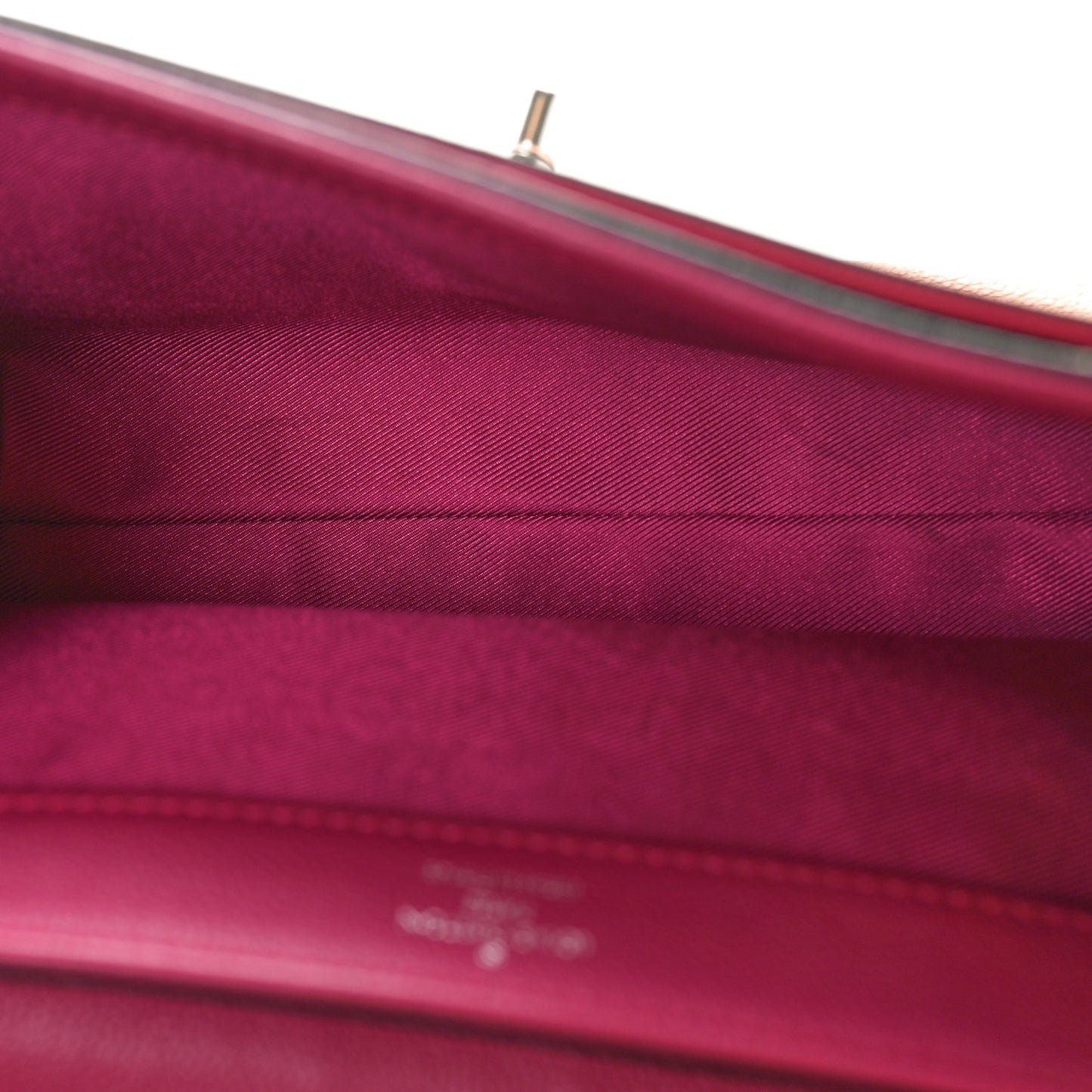 Calfskin Lockme II Chain Bag BB Grape Venus Raisin