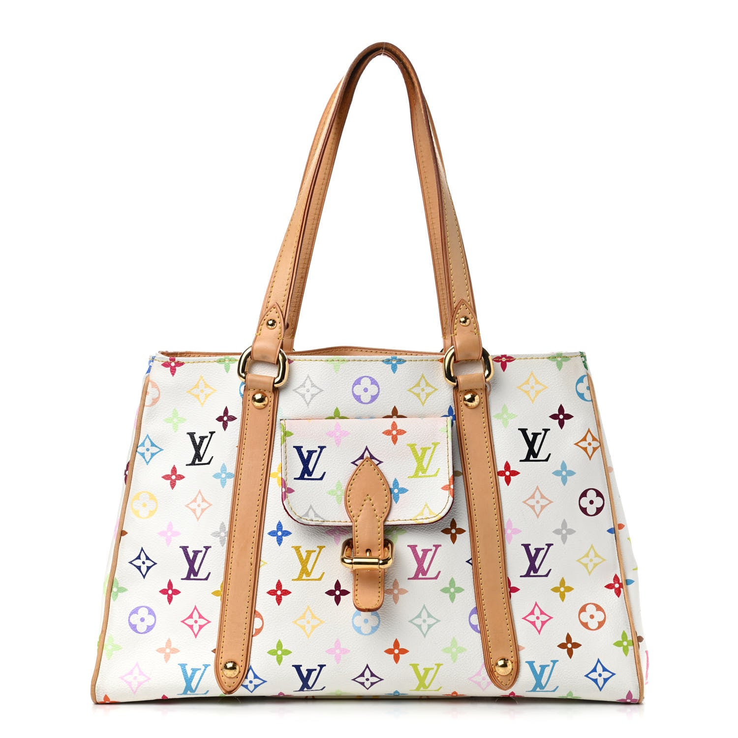 Louis Vuitton Monogram Multicolor Aurelia MM White 1 of 15
