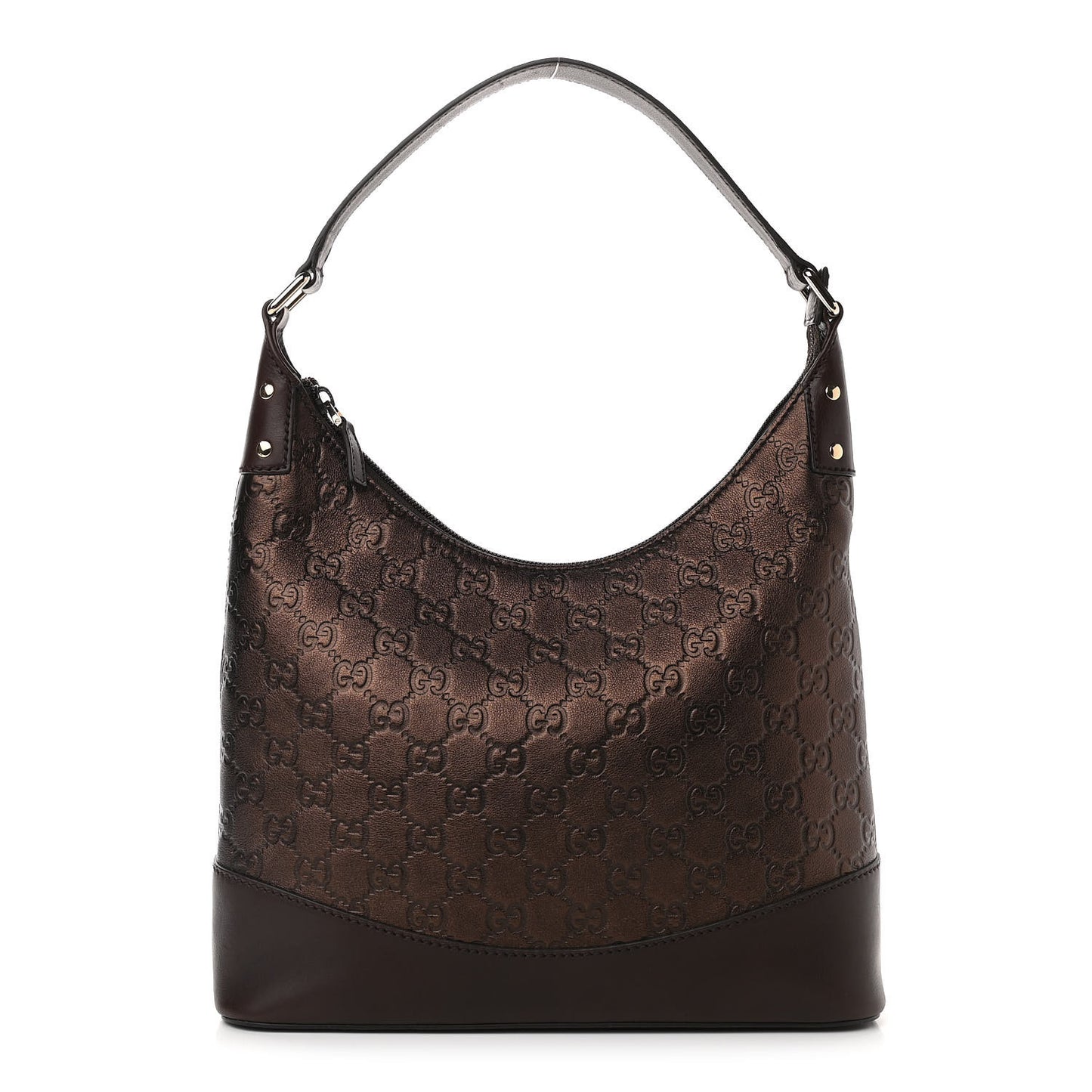 Guccissima Small Hobo Bronze