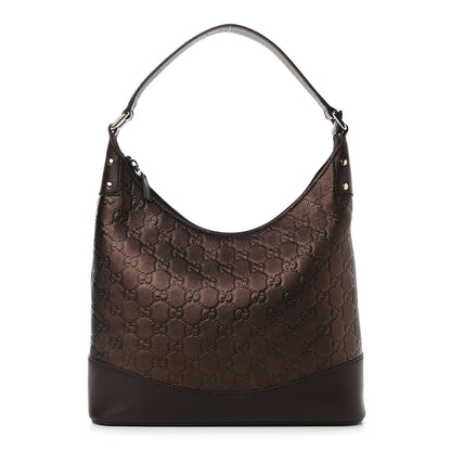 Gucci Guccissima Small Hobo Bronze 1 of 10