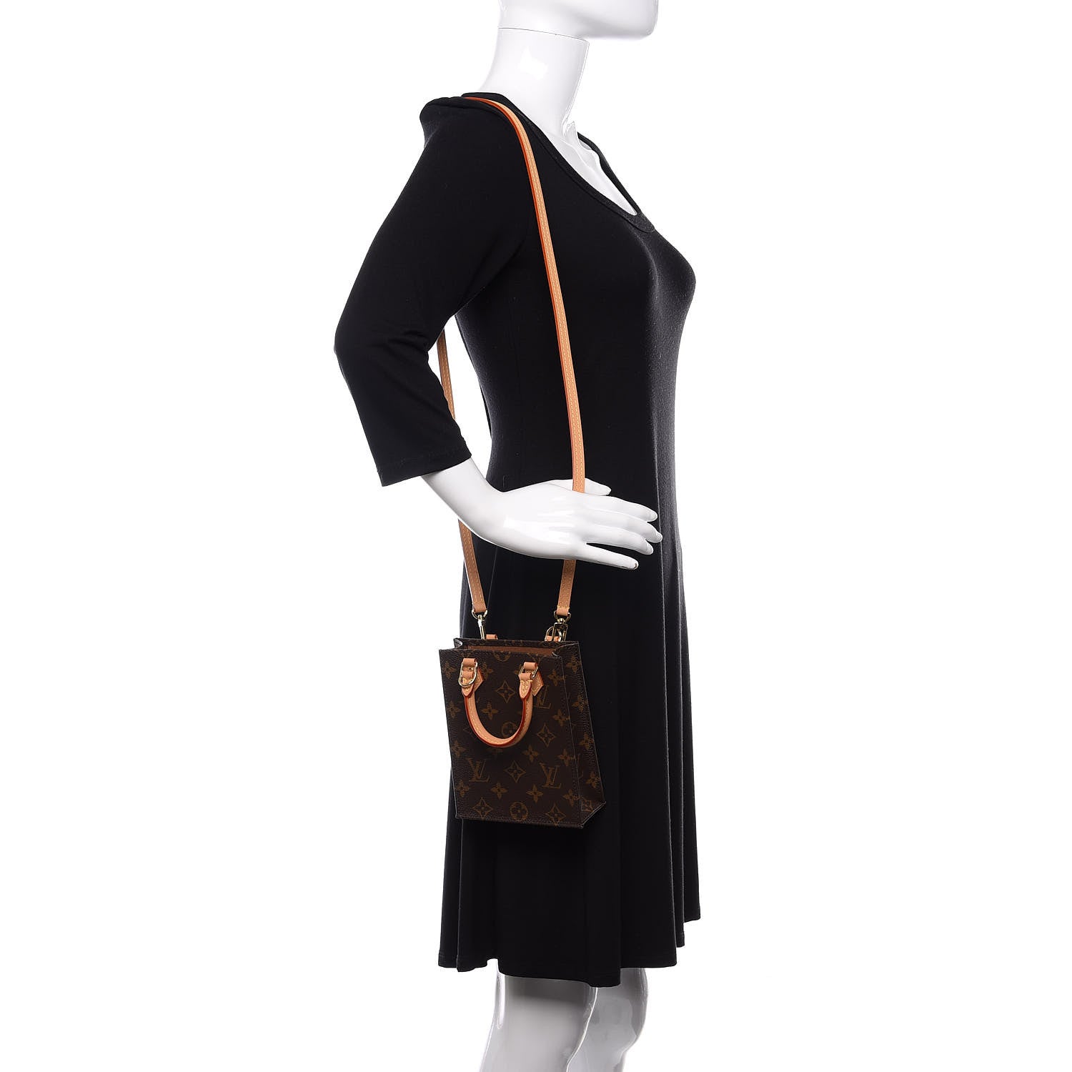 Louis Vuitton Monogram Petit Sac Plat 2 of 10