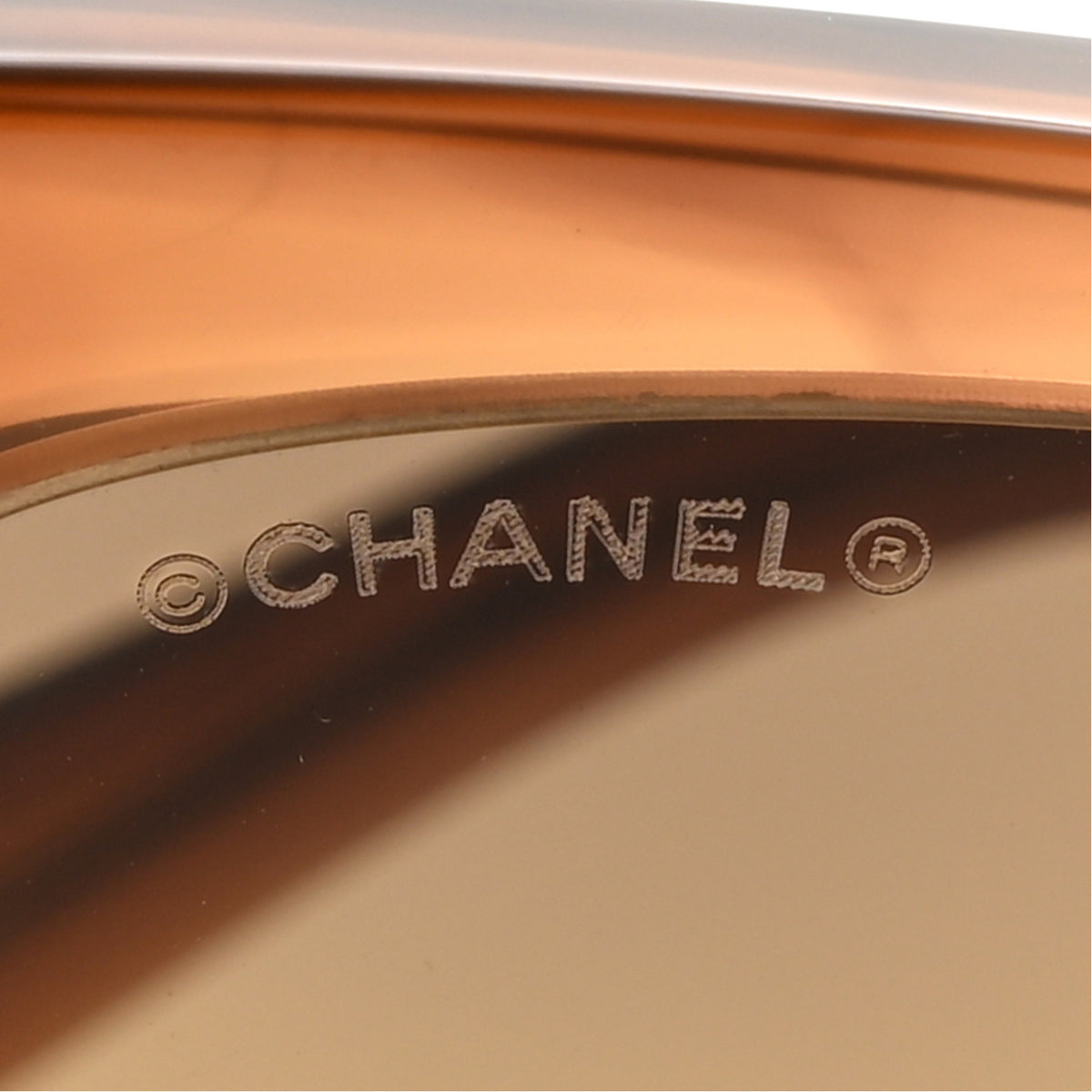 Acetate Rectangle Sunglasses 5507-A Brown Orange
