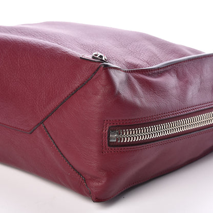 Balenciaga Veau Papier A5 Zip Around Tote Rouge Pourpre 6 of 9