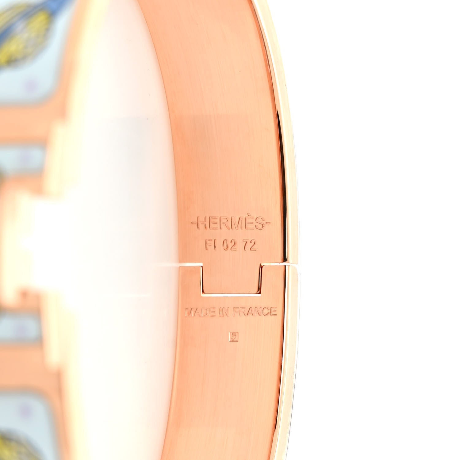 Hermes Enamel Printed Chorus Stellarum Narrow Clic Clac H Bracelet GM Hypno 4 of 5