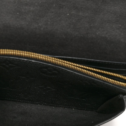 Louis Vuitton Empreinte Vavin Chain Wallet Black 6 of 8