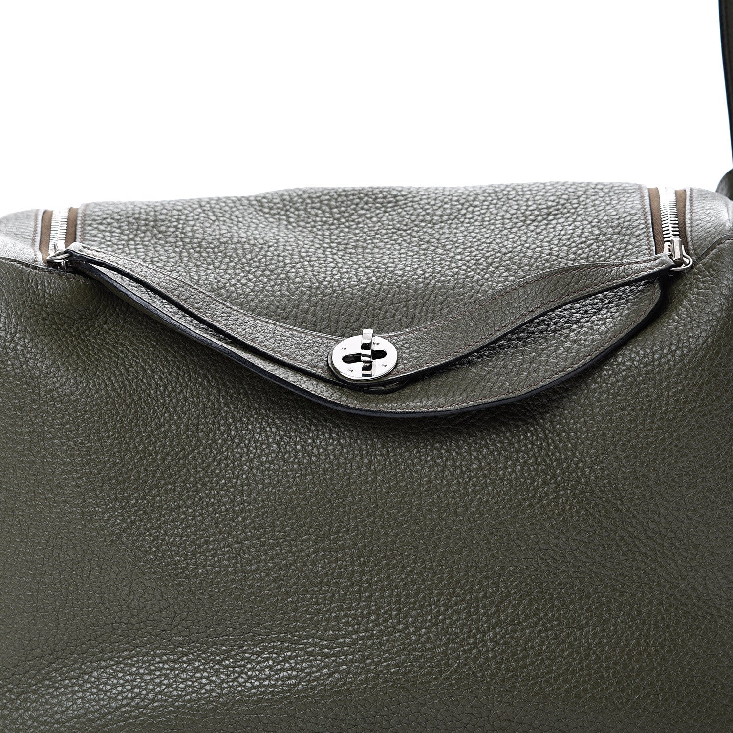 Hermes Taurillon Clemence Lindy 34 Vert Veronese 7 of 14