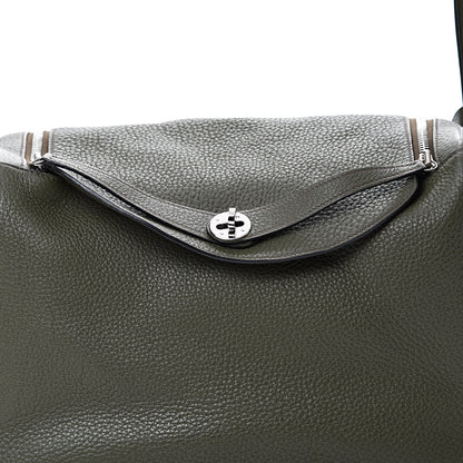 Hermes Taurillon Clemence Lindy 34 Vert Veronese 7 of 14