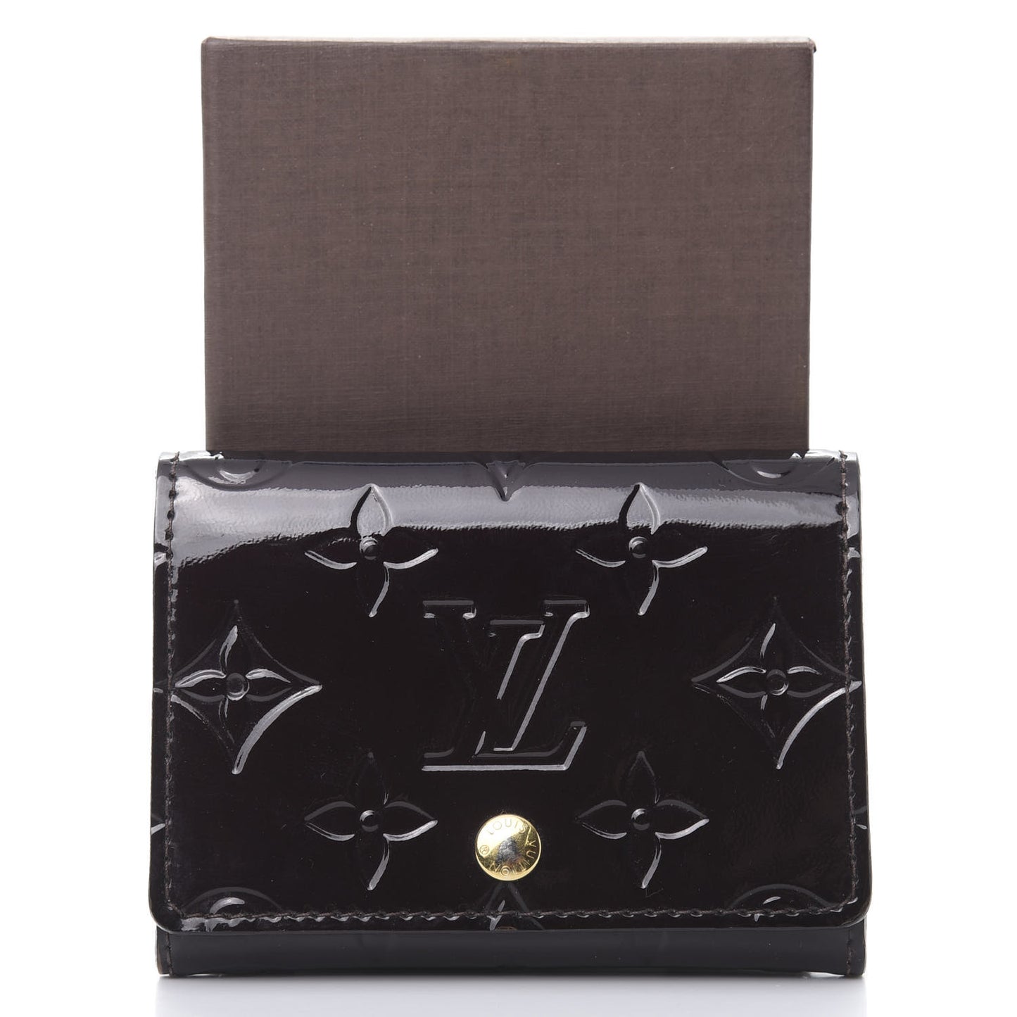 Vernis Business Card Holder Amarante