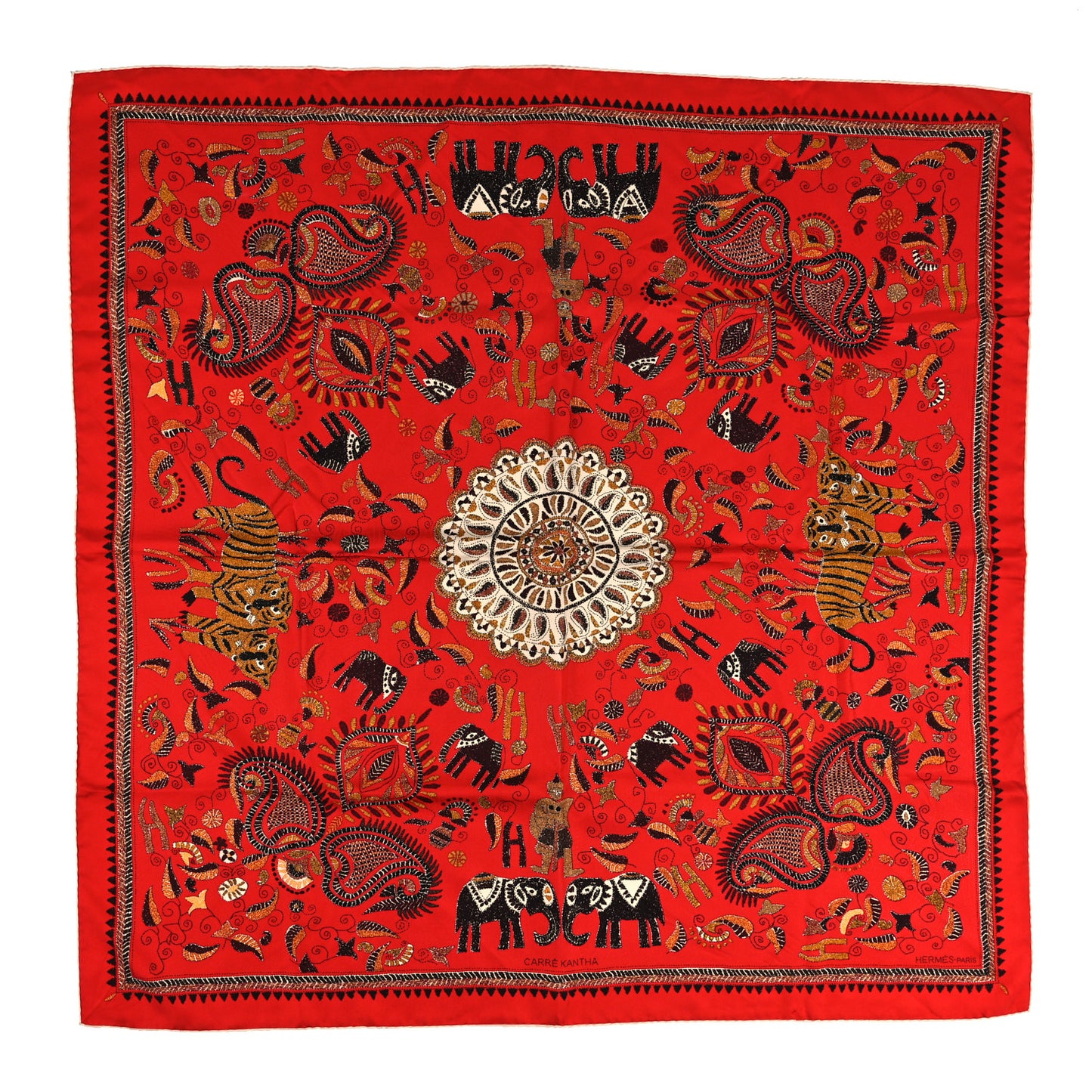 Silk Kantha Scarf 90