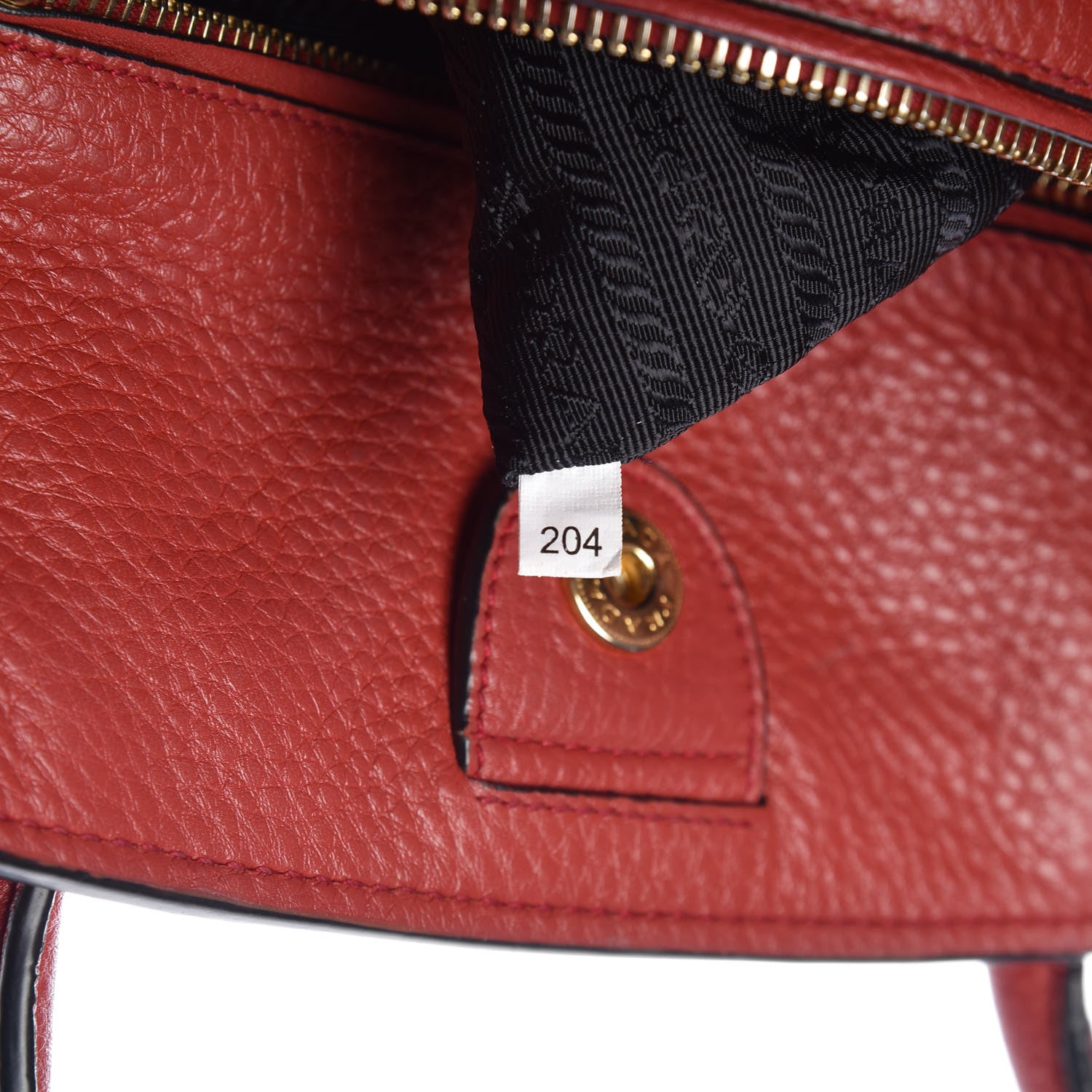 Prada Vitello Daino Shopping Tote Rosso 7 of 12