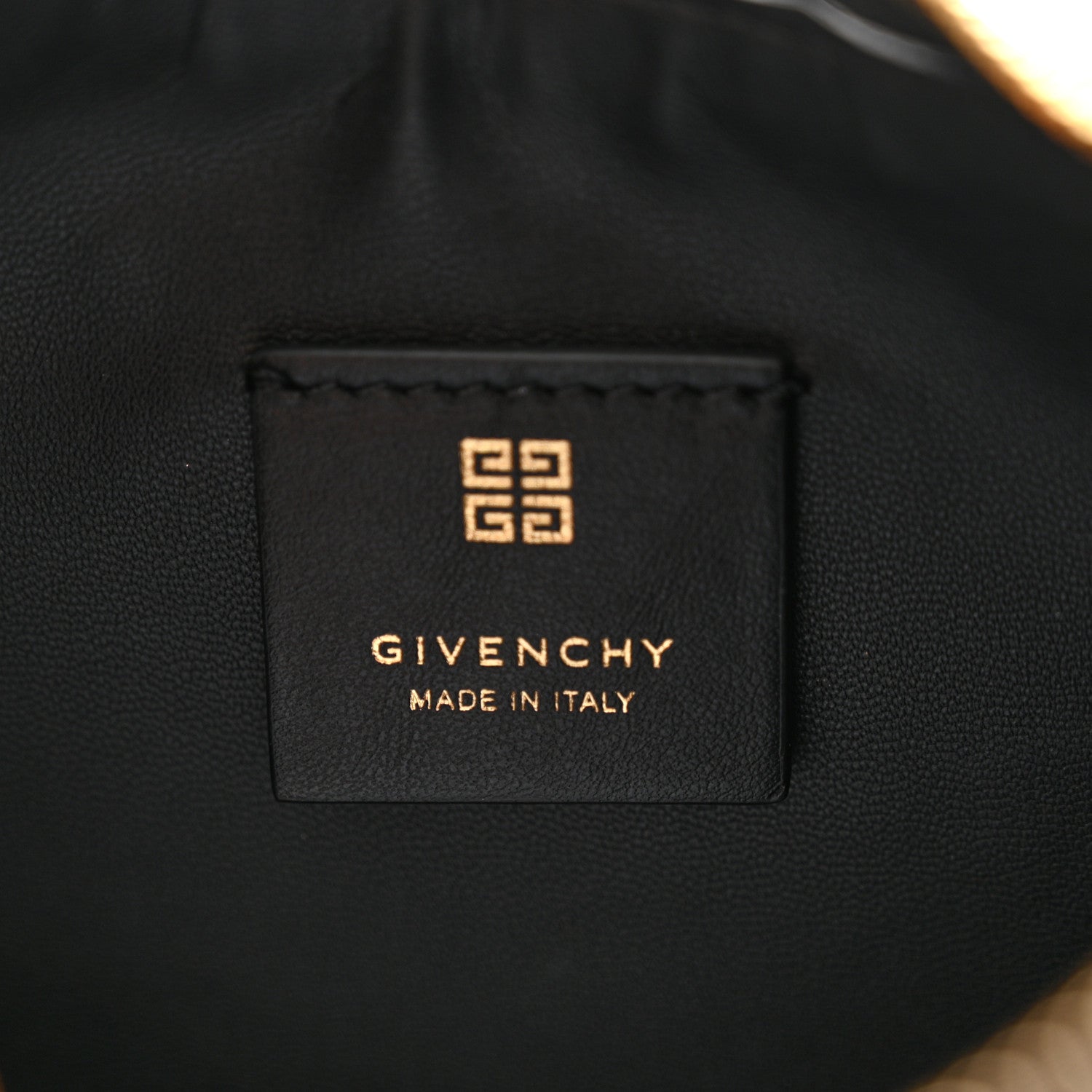 Givenchy Coated Canvas Logo 4G Embossed Small Moon Cut Out Shoulder Bag Black 6 of 10