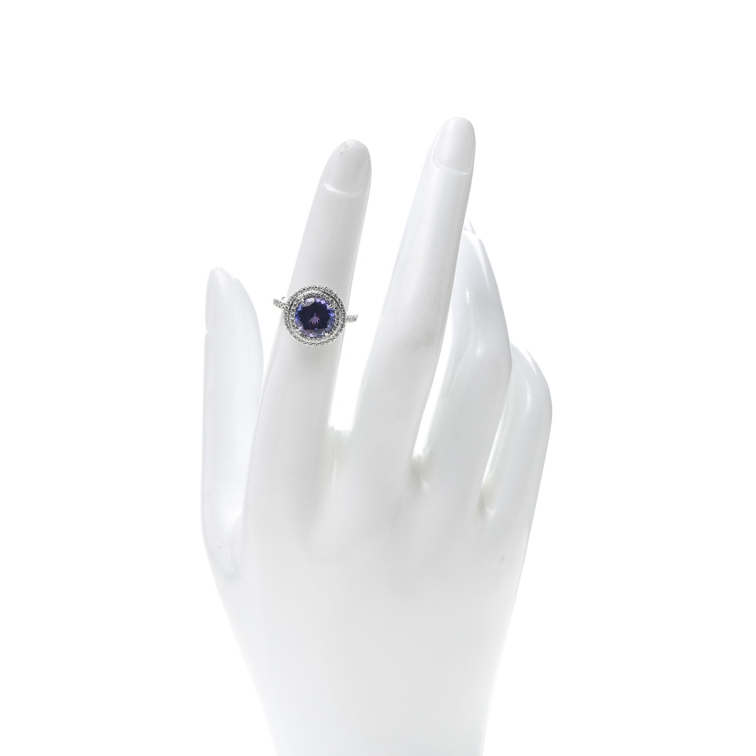 Tiffany Platinum Diamond Tanzanite Soleste Ring 49 5 2 of 6