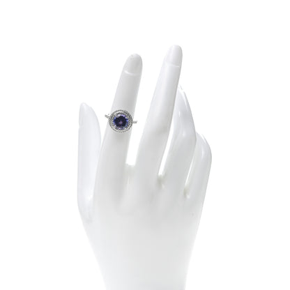 Tiffany Platinum Diamond Tanzanite Soleste Ring 49 5 2 of 6
