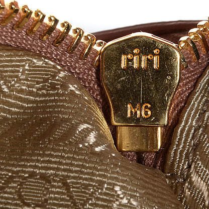 Prada Saffiano Lux Small Double Zip Tote Cammeo 10 of 10