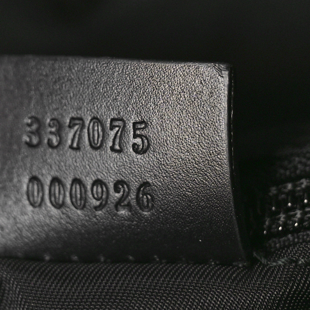 Gucci Techno Canvas Web Single Buckle Backpack Black 7 of 9