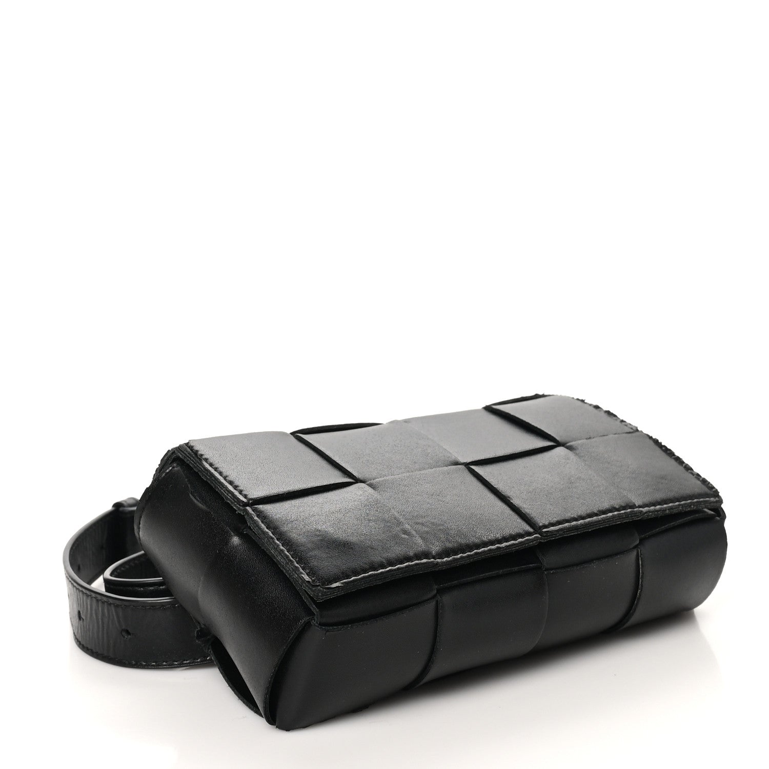 Bottega Veneta Nappa Maxi Intreccio The Belt Cassette Bag Black 4 of 10