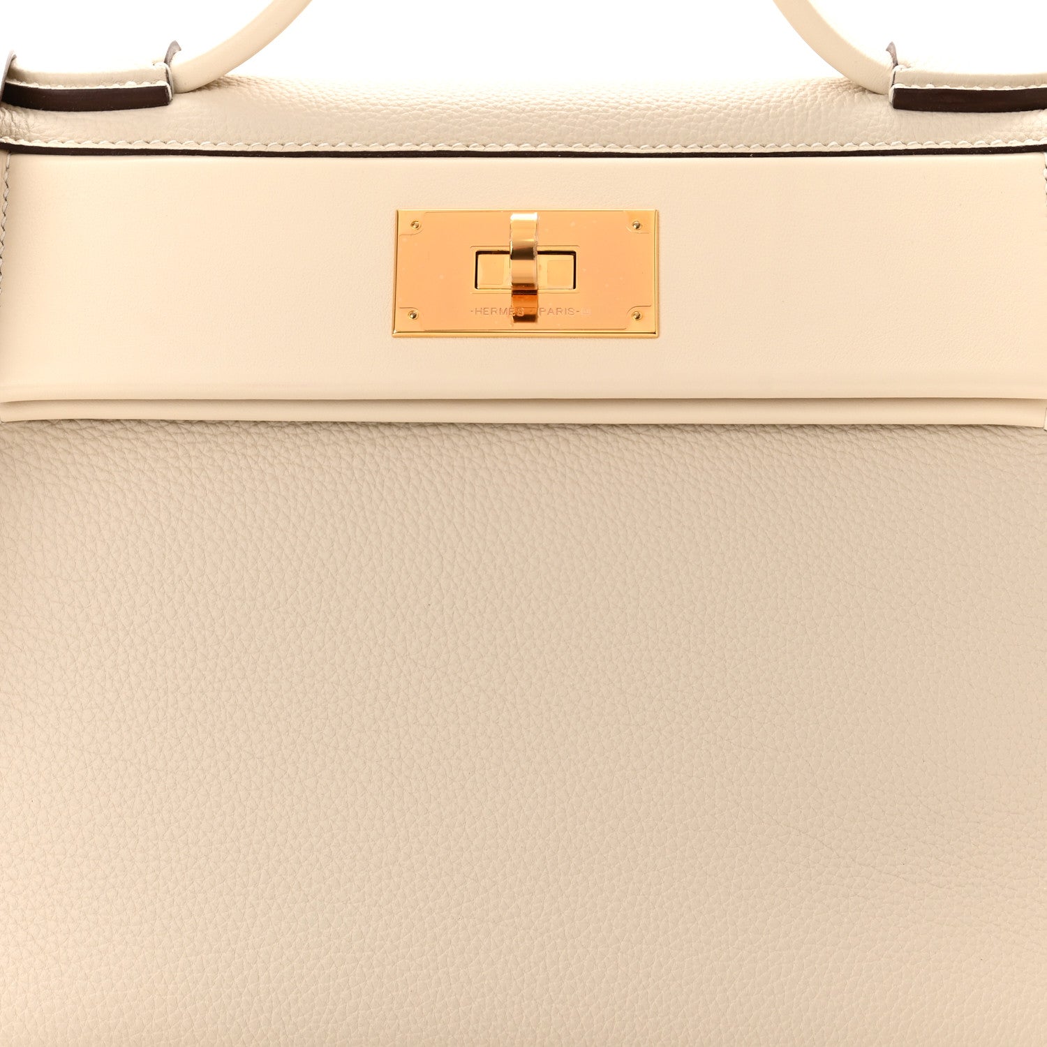 Hermes Taurillon Maurice Swift 24/24 29 Craie Nata Sesame 8 of 11