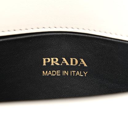 Prada Spazzolato Flap Shoulder Bag White 6 of 10