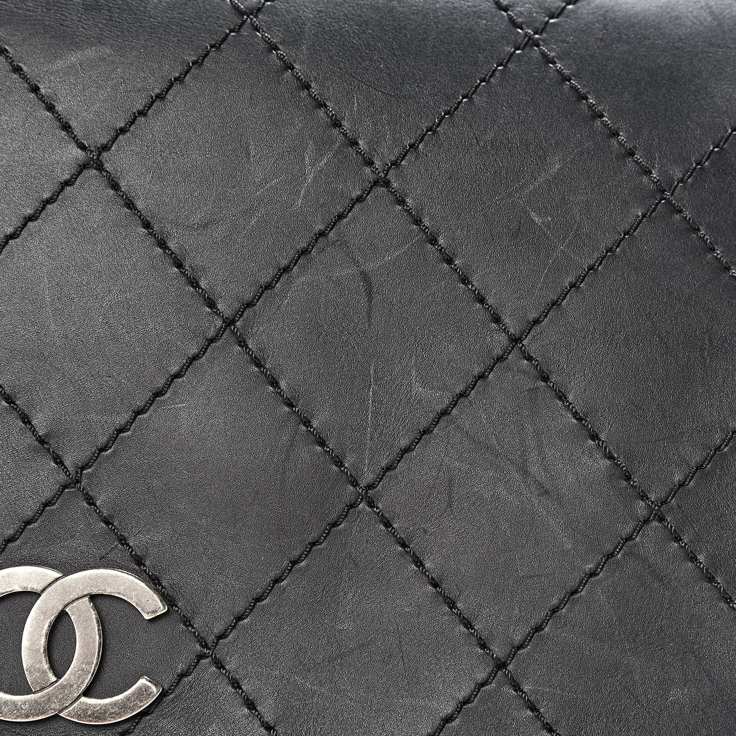 Chanel Calfskin Stitched Small Highlander Messenger Black 11 of 20