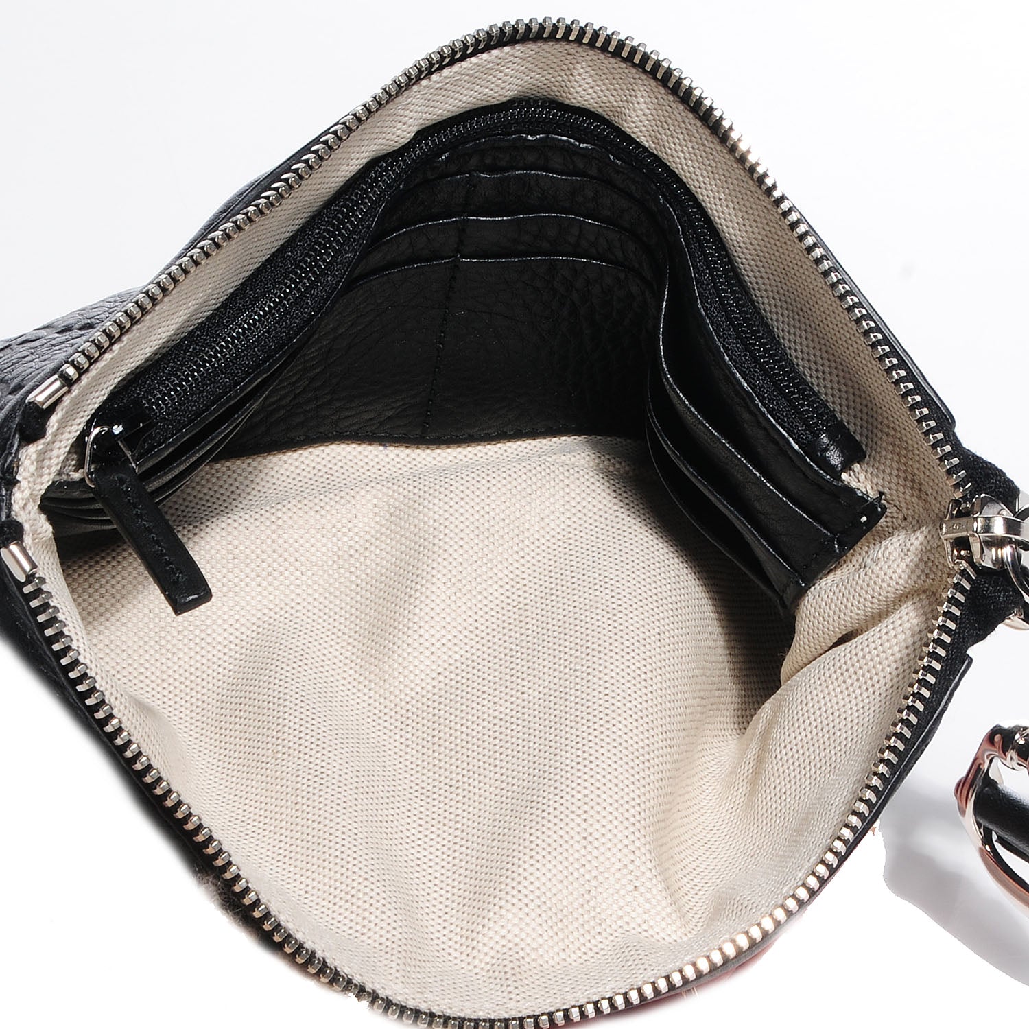 Gucci Guccissima Horsebit Detail Wristlet Black 6 of 8