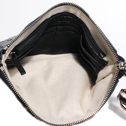 Gucci Guccissima Horsebit Detail Wristlet Black 6 of 8