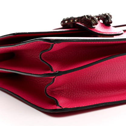Gucci Dollar Calfskin Crystal Web Medium Dionysus Bamboo Top Handle Bag Box Pink Black Diamond 10 of 17