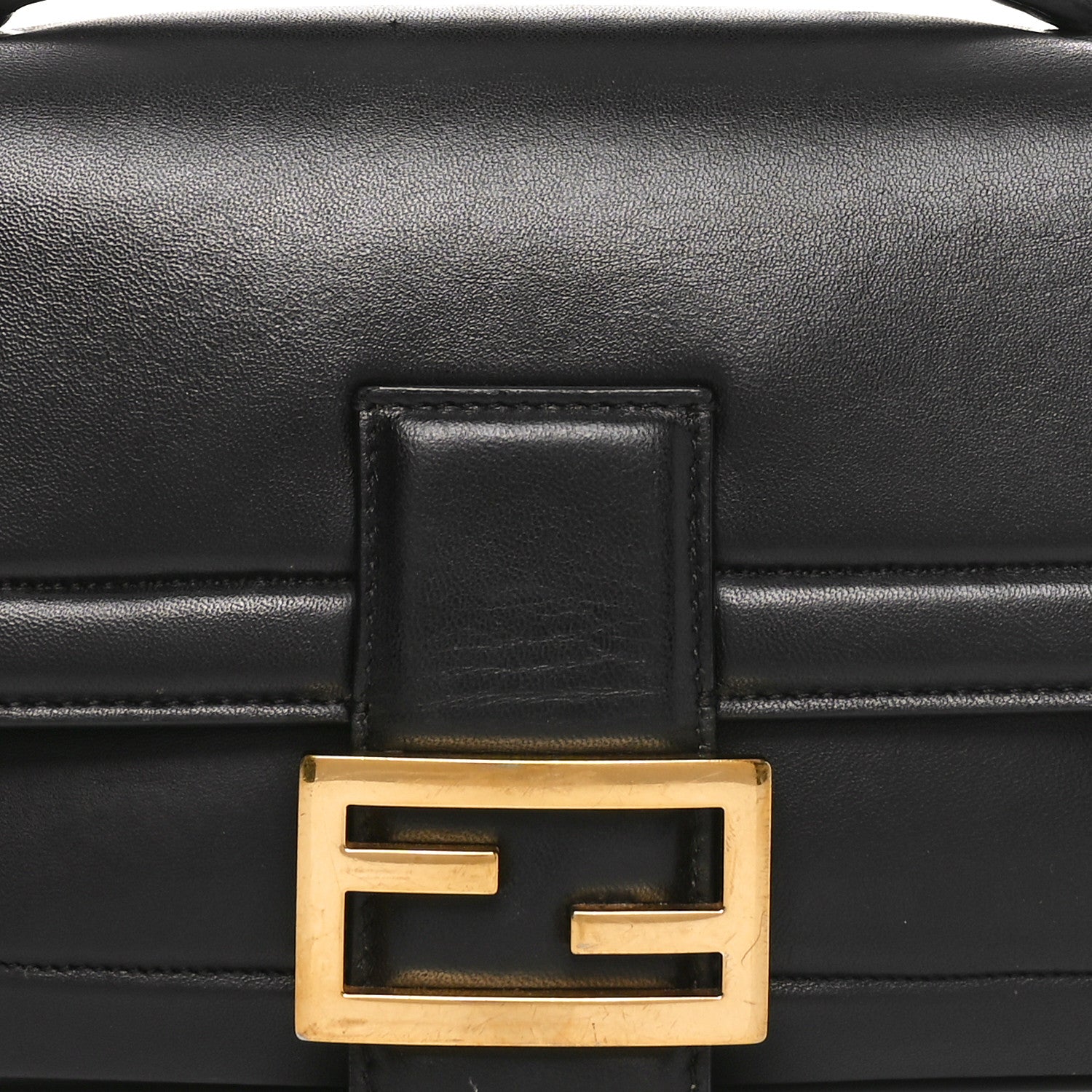 Fendi Nappa Apolo Chain Baguette Black 8 of 10