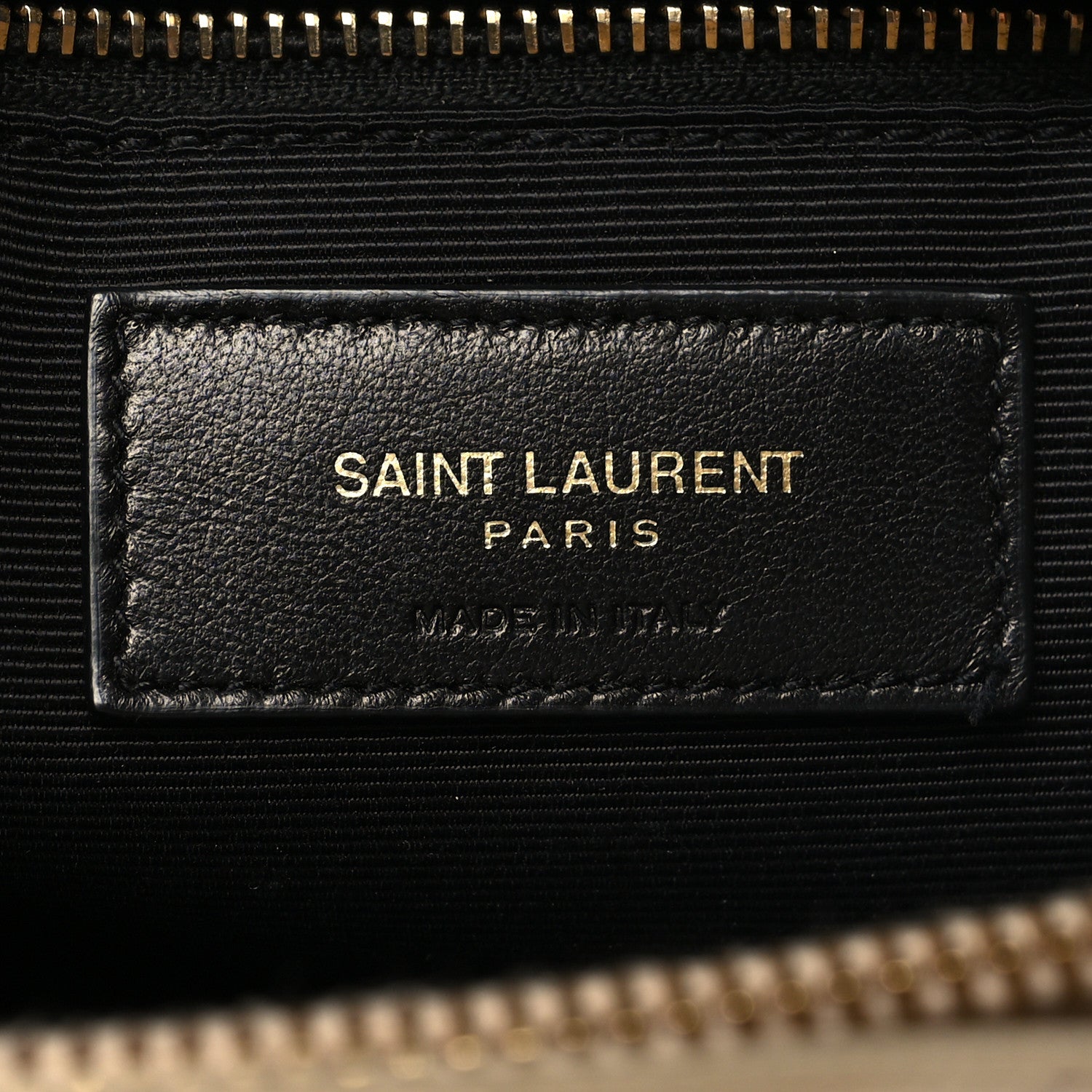Saint Laurent Grain De Poudre Matelasse Chevron Monogram Shopping Bag Nude Powder 7 of 15