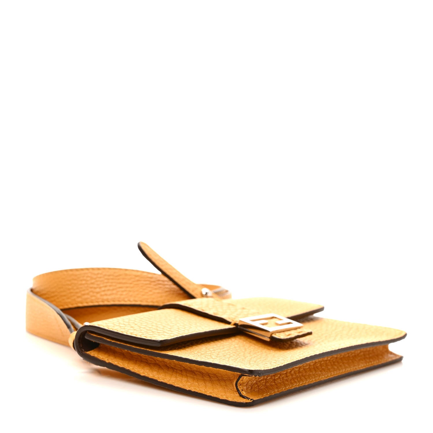 Fendi Cuoio Romano Selleria Baguette Belt Pouch Giallo Fendi 4 of 9