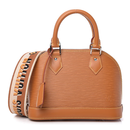 Louis Vuitton Epi Jacquard Alma BB Honey Gold 1 of 8