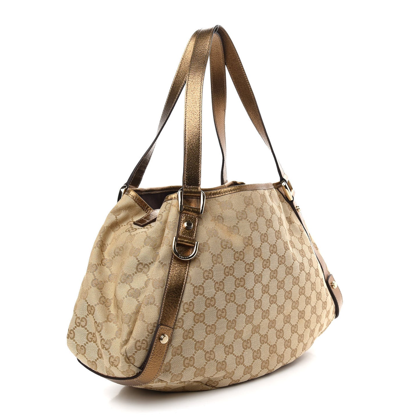 Monogram Medium Abbey Shoulder Bag Bronze