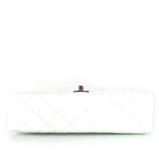 Chanel Lambskin Medium Bekko Resin Flap White 5 of 12