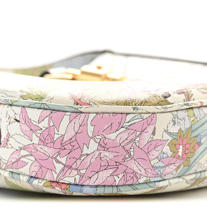 Gucci New Shangai Calfskin Tiger Savanah Small Jackie 1961 Hobo Chalky White Multicolor 9 of 10