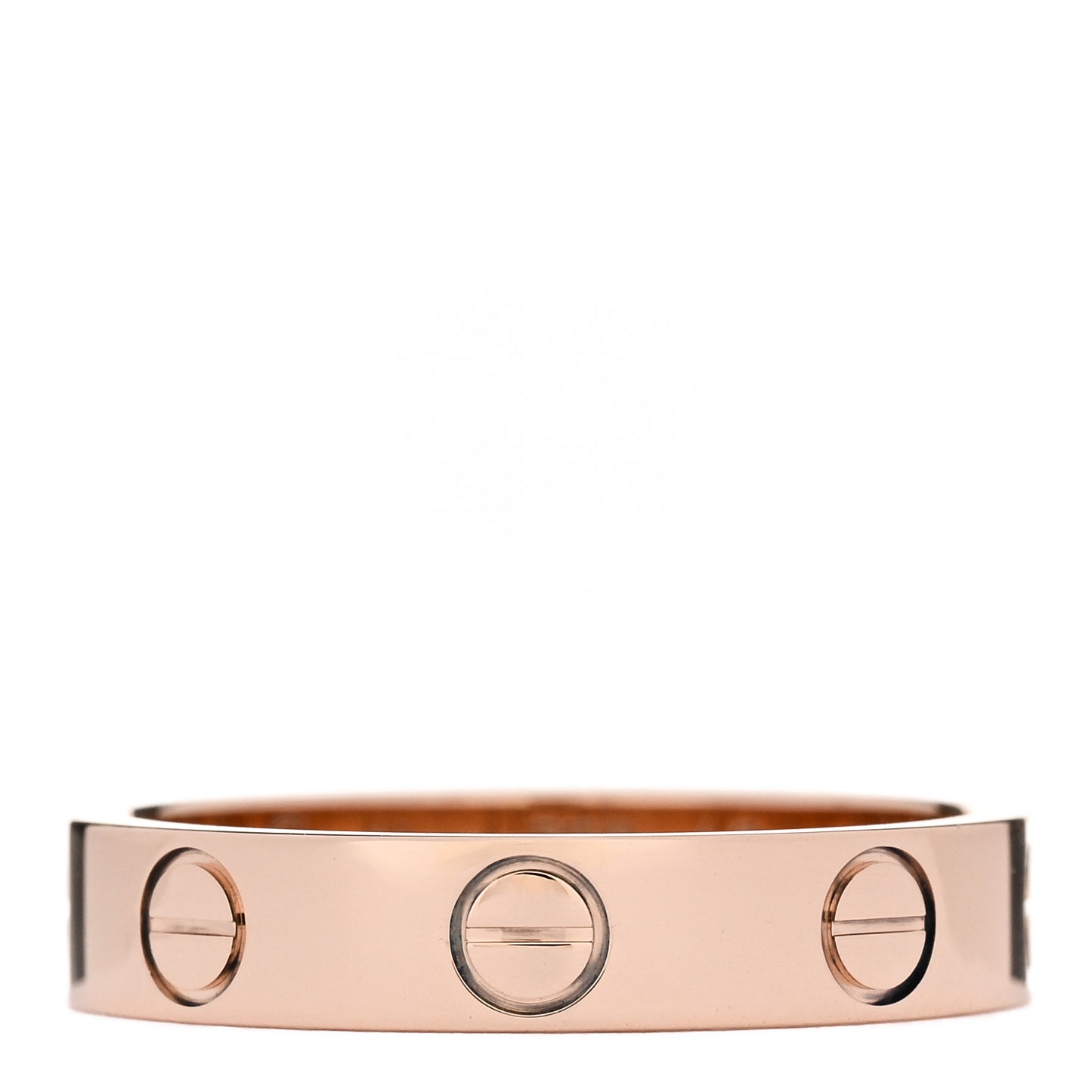 18K Pink Gold 3.5mm LOVE Wedding Band Ring 49 4.75