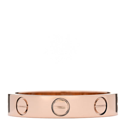 Cartier 18K Pink Gold 3.5mm LOVE Wedding Band Ring 49 4.75 1 of 4