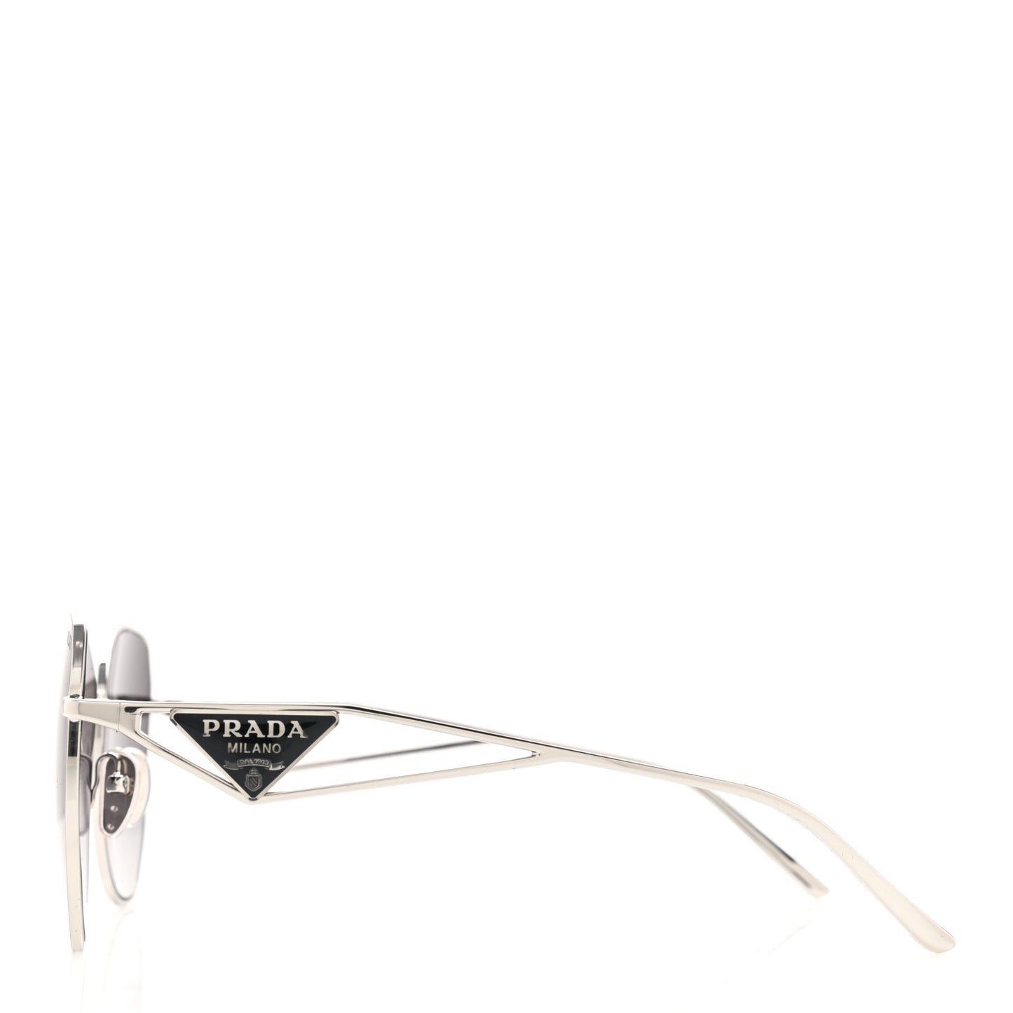 Metal Symbole Triangle Logo Sunglasses SPR57Y Smoky Grey