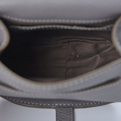 Chloe Calfskin Mini Marcie Round Crossbody Bag Cashmere Grey 7 of 8