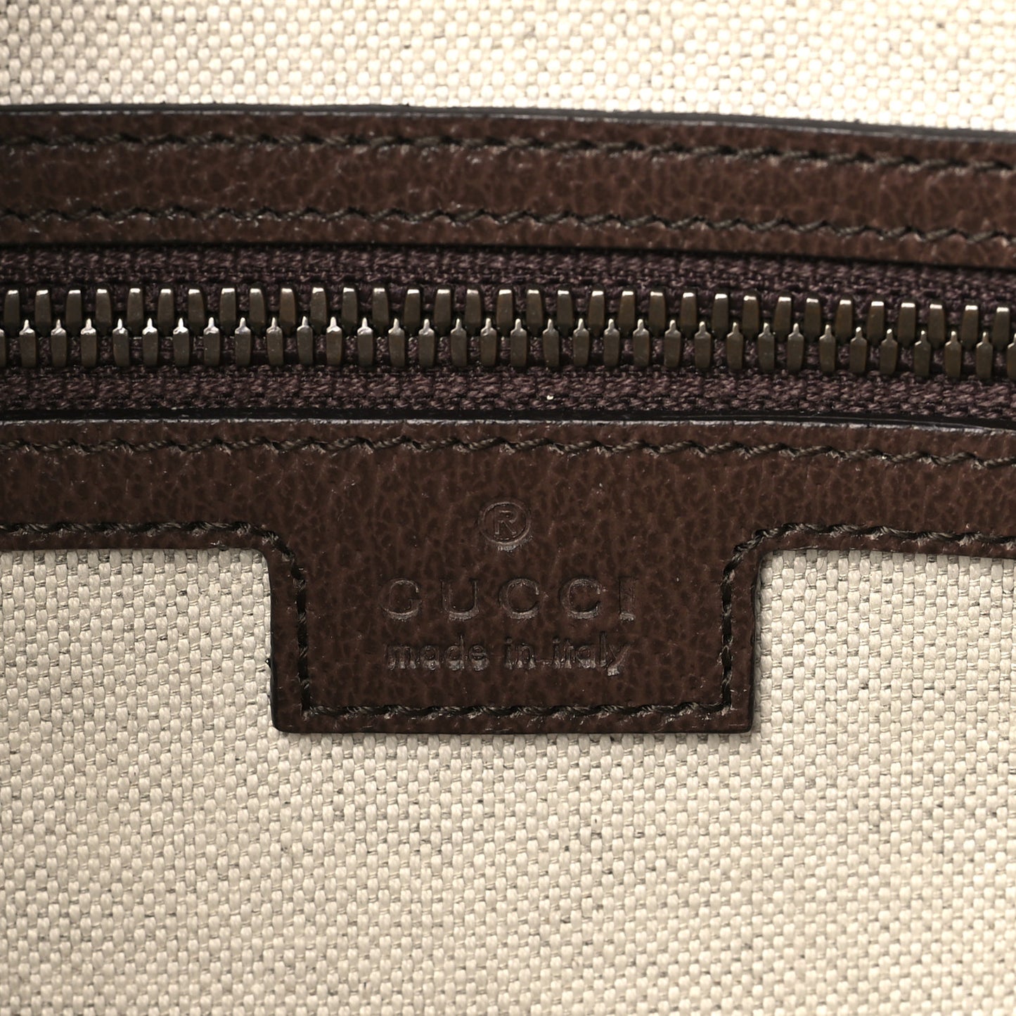GG Supreme Monogram Web Small Ophidia Half Moon Hobo Brown