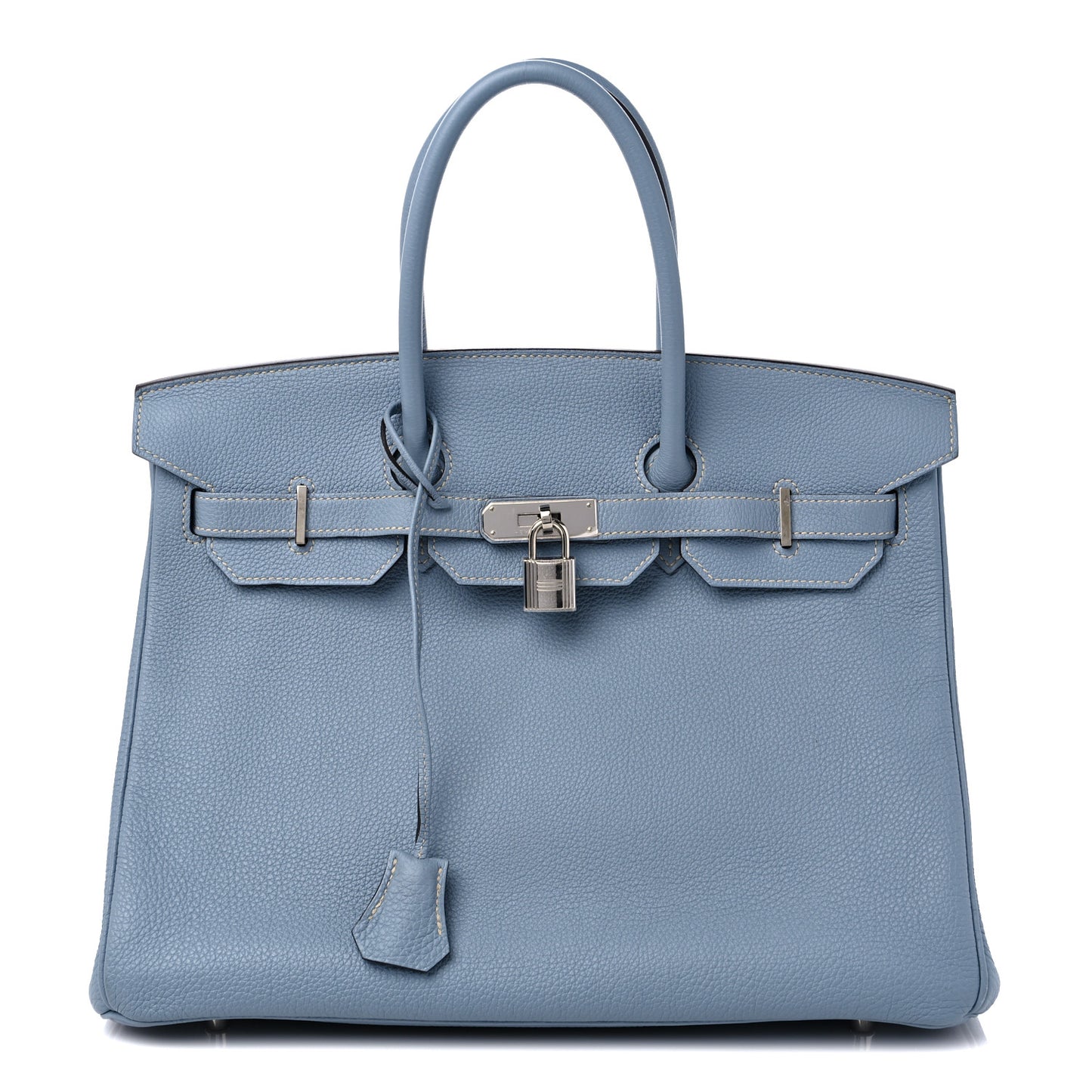 Togo BIRKIN 35 Bleu Lin