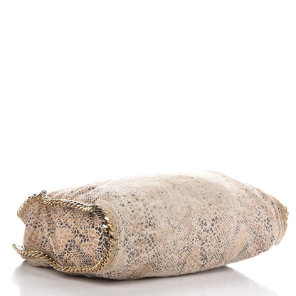 Stella McCartney Linen Eco Python Print Falabella Tote 4 of 8
