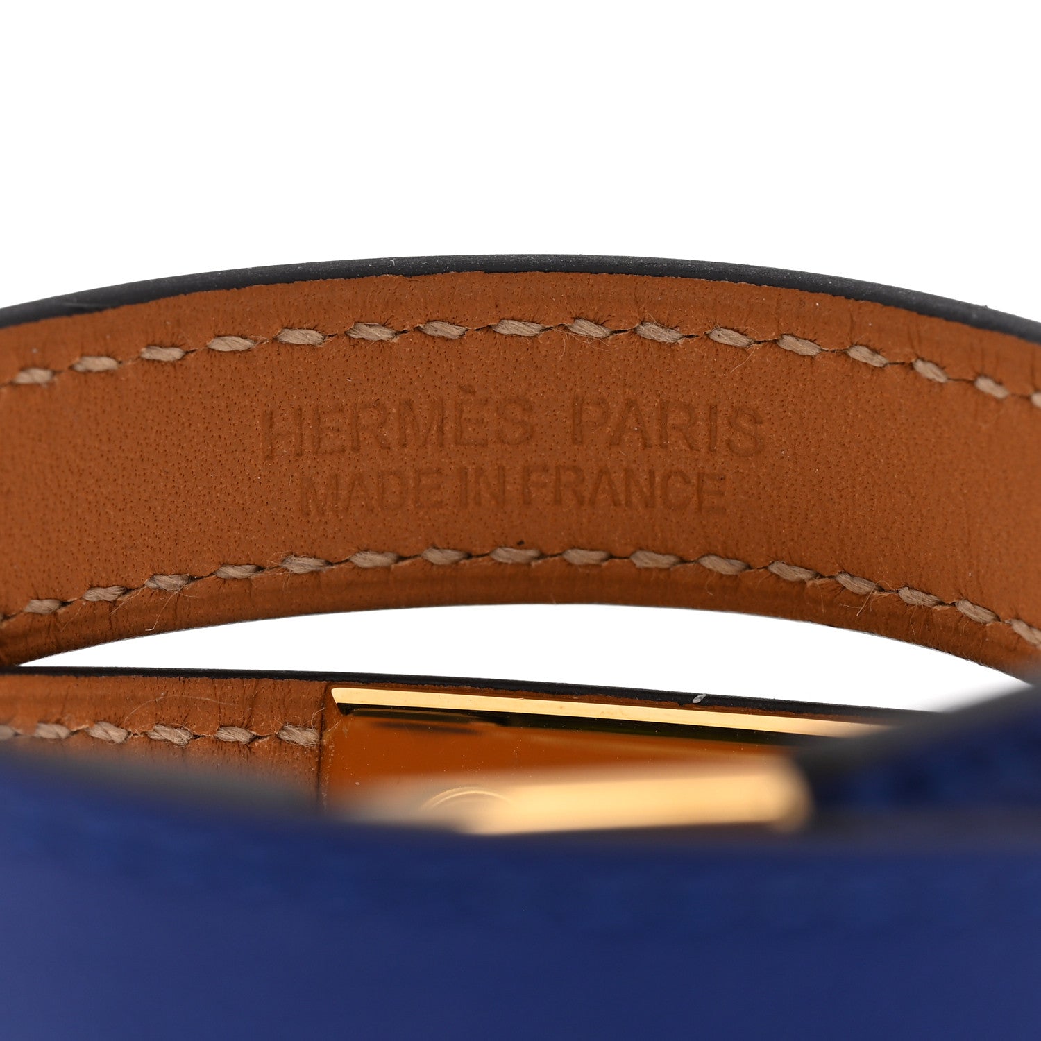 Hermes Swift Rivale Double Tour Bracelet XS Bleu Electrique 4 of 6