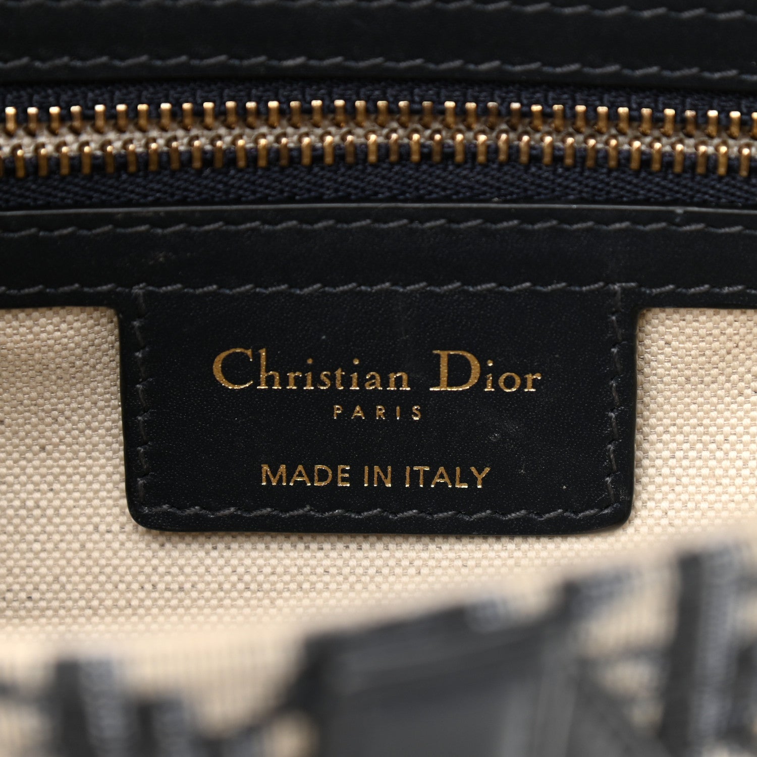 Christian Dior Oblique Saddle Bag Blue 6 of 10
