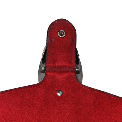 Gucci GG Supreme Monogram Suede Cudu Medium Dionysus Shoulder Bag Beige Ebony Vulcanic Red 15 of 18