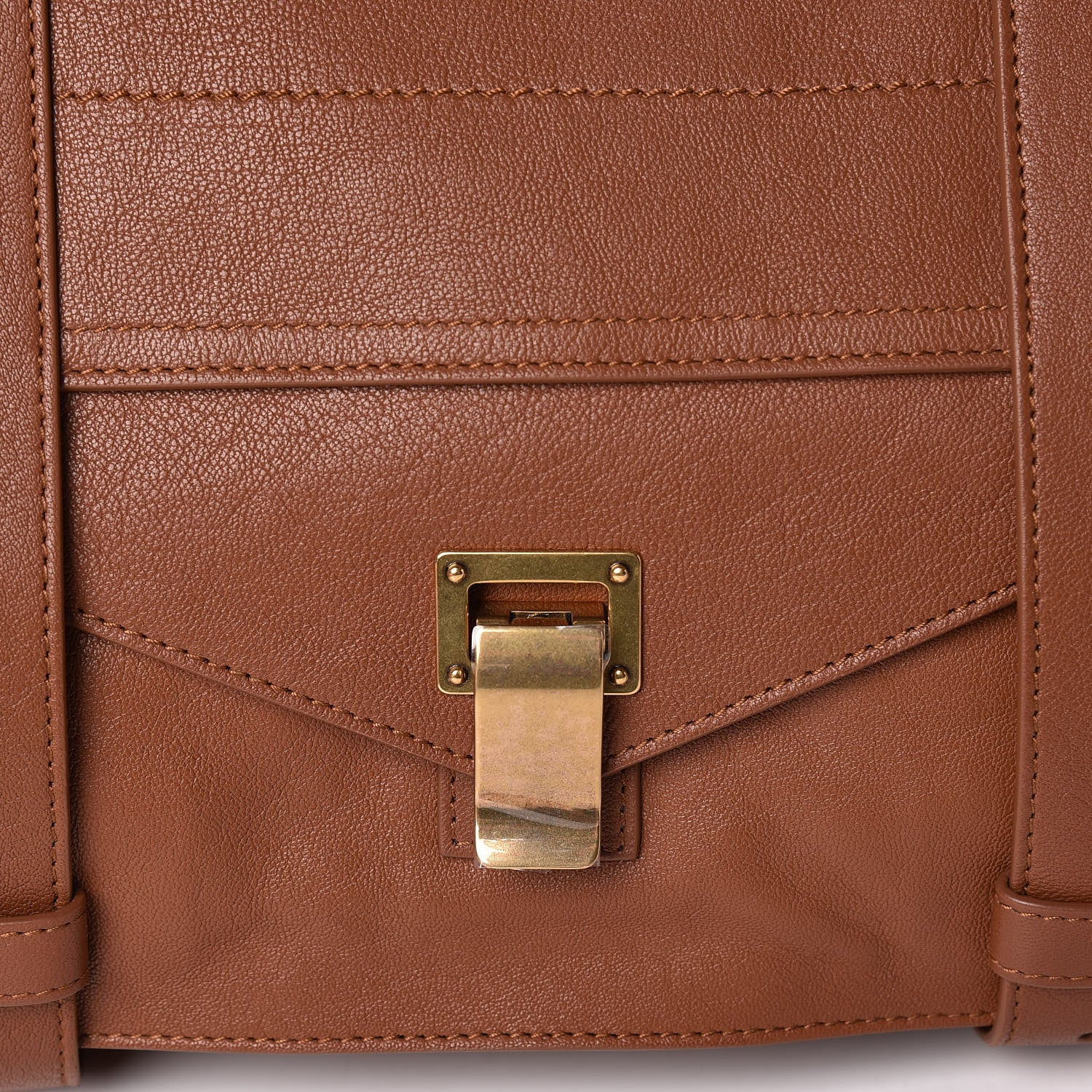 Proenza Schouler Lambskin Medium PS1 Satchel Saddle 11 of 11