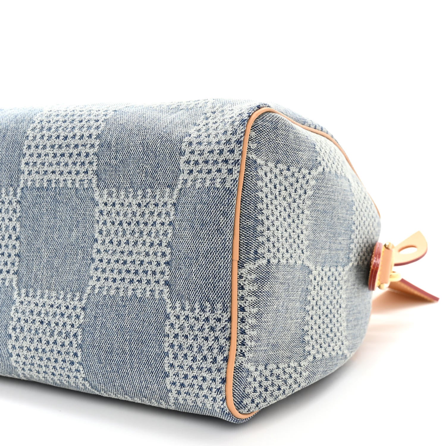 Louis Vuitton Damier Denim 3D Speedy Bandouliere 25 Bleu 10 of 10
