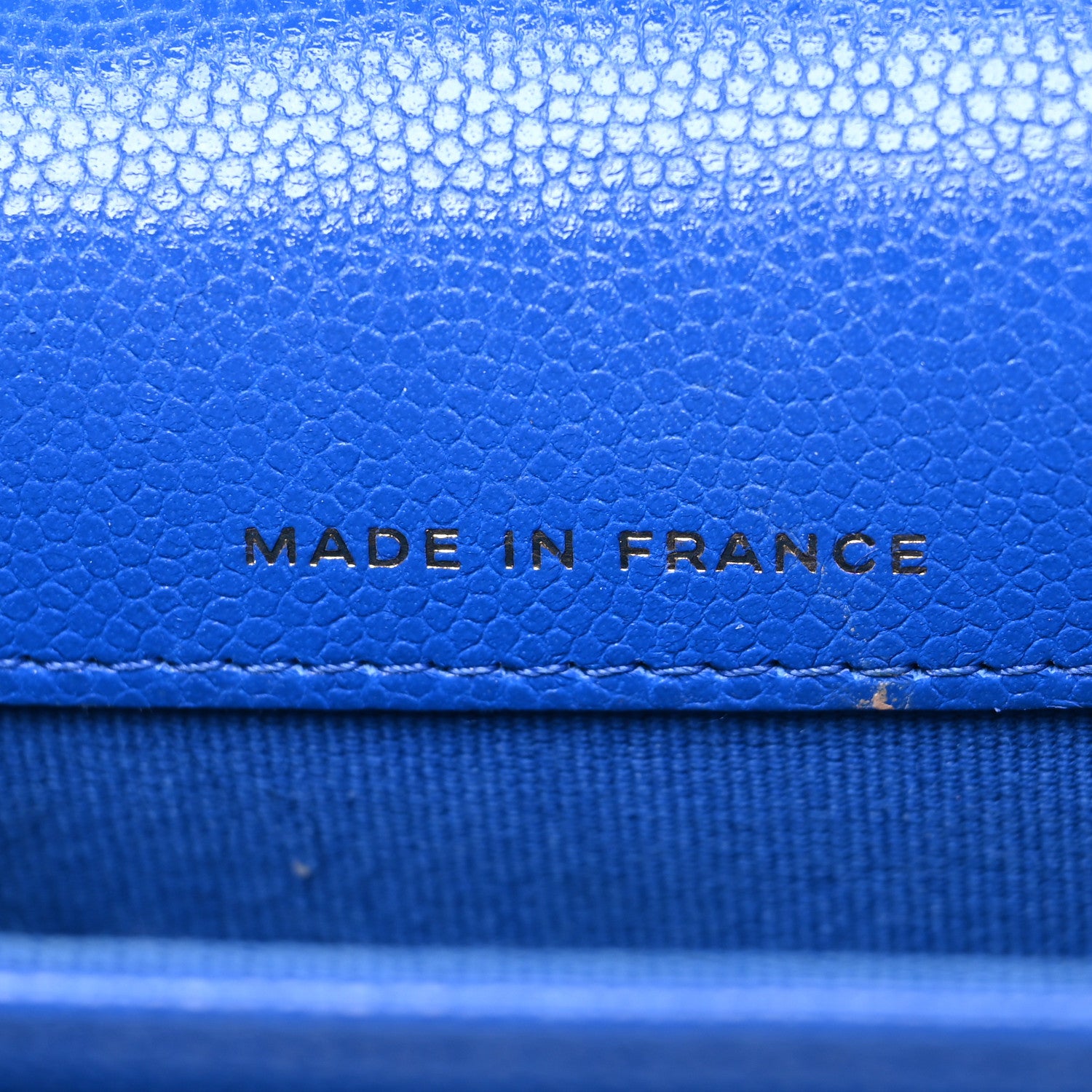 Chanel Caviar Quilted Flap Card Holder Wallet Blue 7 of 12