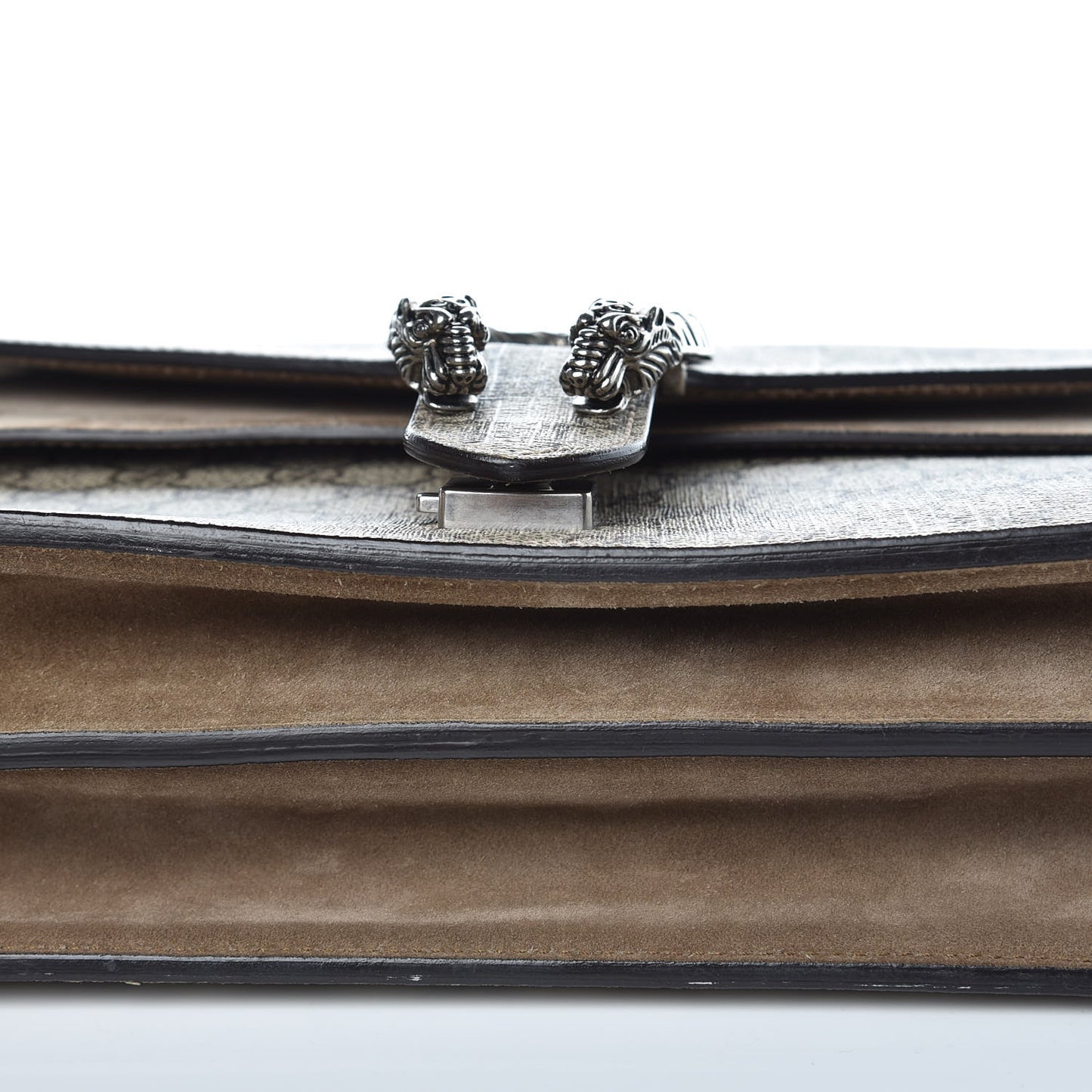 GG Supreme Monogram Medium Dionysus Shoulder Bag Taupe