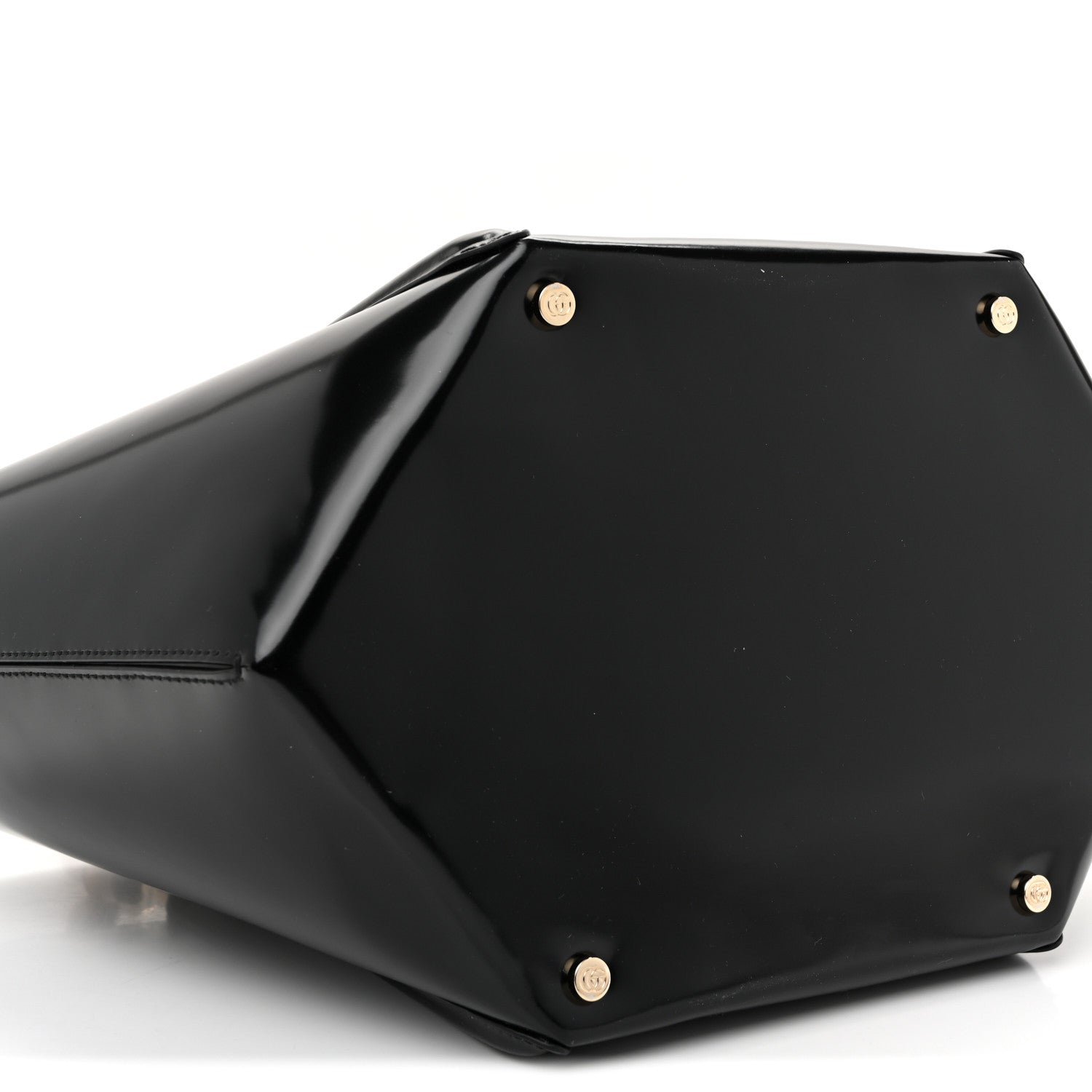 Gucci Spice Lux Nappa Bamboo Basket Bag Black 9 of 10